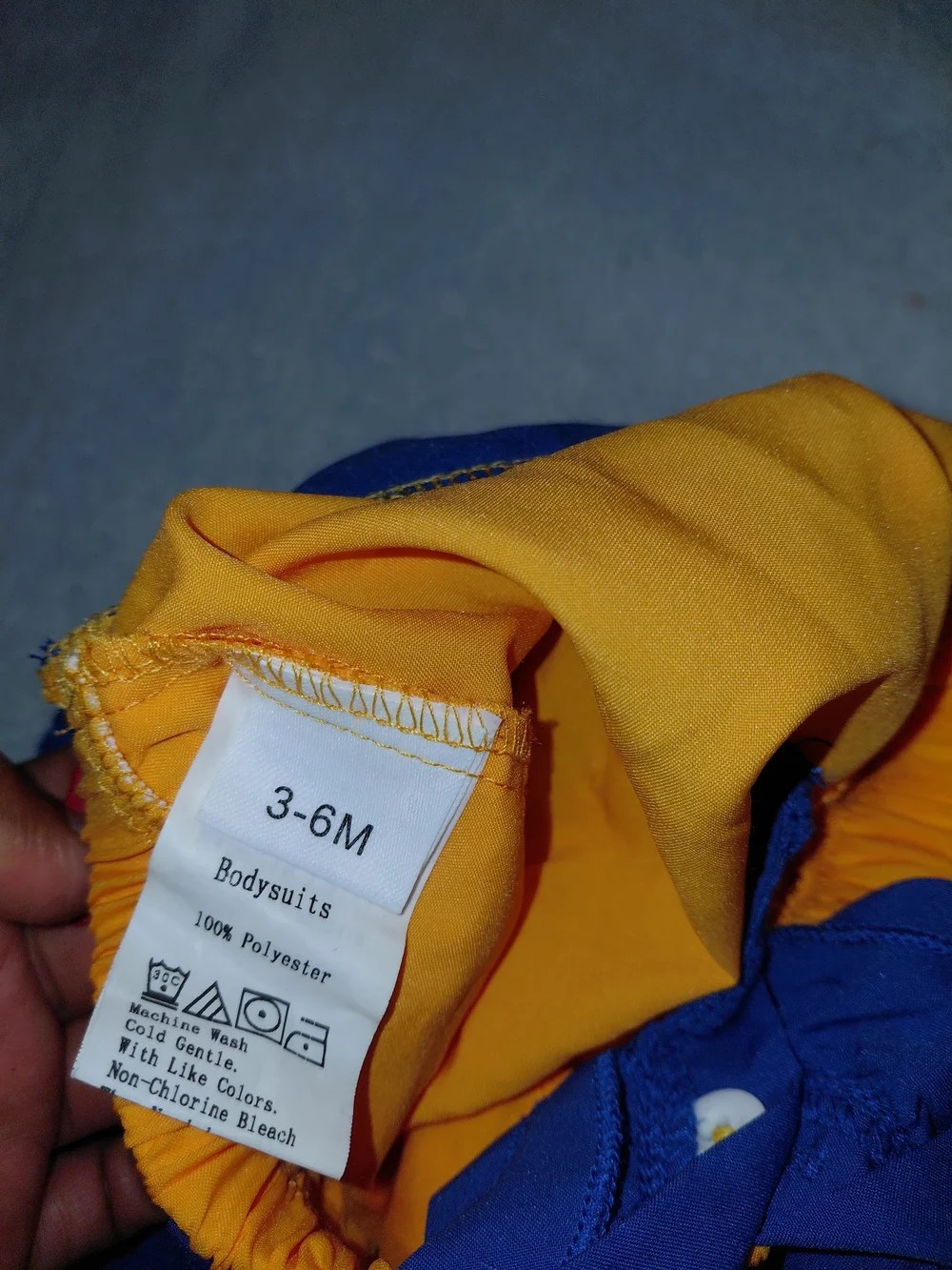 Blue and Yellow 